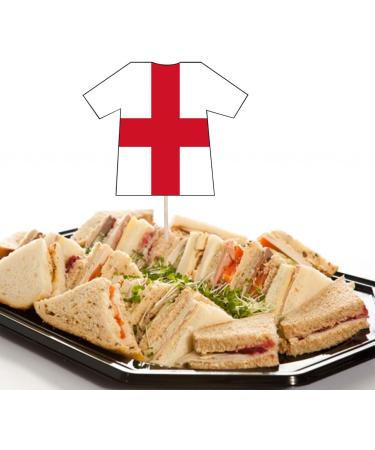 England Football Party Food & Cupcakes Picks Decorations Toppers Euro World Cup (pack of 14) - Buy Online on SooperMarket.com