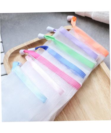 Angoily Soap Saver Mesh Bag for Shower - Adjustable Drawstring Assorted Colors Perfect for Homemade & Cleansing Soaps - Buy Online on SooperMarket.com