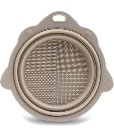 Makeup Brush Cleaner Mat Silicone Cleaning Bowl Scrubber Brush Portable Cleaning Tool Makeup Sponge Powder Puff Silicone Makeup Brush Cleaner Makeup Sponge Cleaner Cosmetic Brush Cleaning Tool Pink - Buy Online on SooperMarket.com