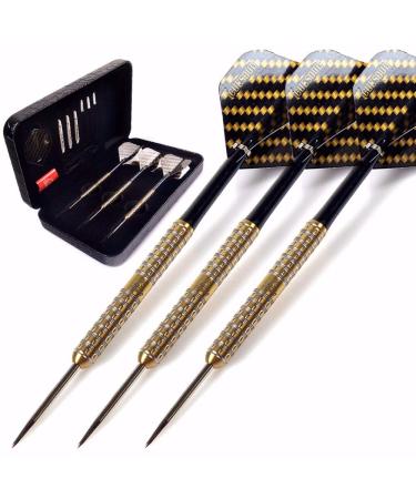 CUESOUL Swift Series 22/24/26g Super Slim Tungsten Steel Tip Darts Set Golden 26 Grams