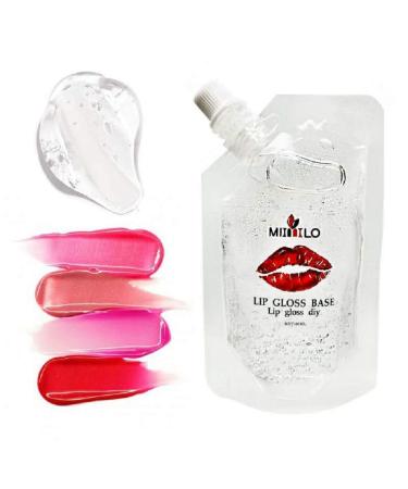 Ofanyia Lip Gloss Base Make Your Own Lip Gloss Handmade Lip Gloss DIY Lipstick Material Lip Glosses Base - 40ML 1.35 Fl Oz (Pack of 1)