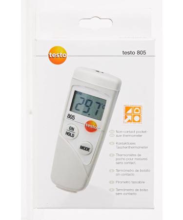 Buy Testo 805 - 0560 8051 Infrared Thermometer | Non-Contact Surface Temperature Measurement - Fast Worldwide Shipping - Buy Online on SooperMarket.com