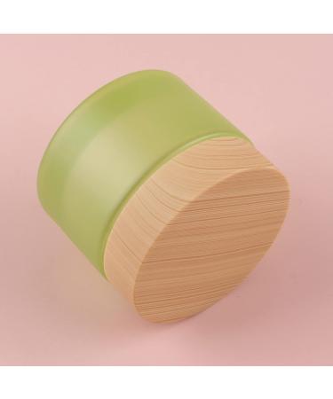 Zeoabsy 4-Piece 30ml Matt Green Glass Cremedose Set - Screw Lid Ointment Pots for Cosmetics Gels & Creams - Ships Internationally - Buy Online on SooperMarket.com