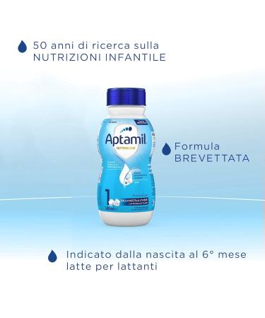 Aptamil 1 Liquid Milk for Infants 0-6 Months | 500ml | International Shipping Available - Buy Online on SooperMarket.com
