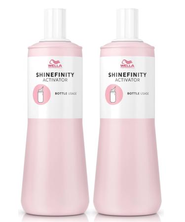 2er Wella Shinefinityinity Glaze Activator Bottle 2% 1000ml 2 l (1Pack)