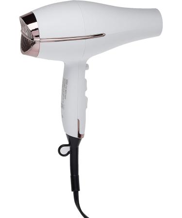 Conair 362C Infiniti Pro Tourmaline Ceramic Soft Touch Full Size Hair Dryer & Double Ceramic Flat Iron 1 Inch White/Rose Gold - Buy Online on SooperMarket.com