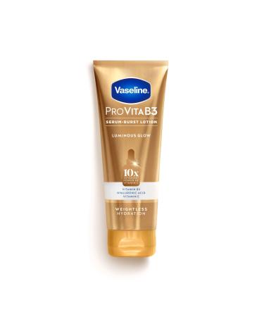 Vaseline Pro VitaB3 Serum Burst Lotion Luminous Glow Healthy Glowing Skin Lightweight 10x Antioxidant Power of Vitamin C with Vitamin B3 Hyaluronic Acid & Vitamin E 7.5 Fl Oz