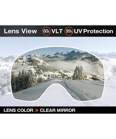 Oakley A Frame Snow Goggle Ski Snowboard Zero Replacement Lens - Buy Online on SooperMarket.com