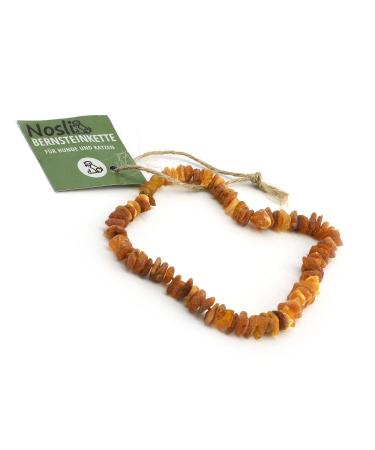 Nosli amber necklace collar for dogs and cats Dog collar Baltic amber Amber collar Length: 65cm 65 cm