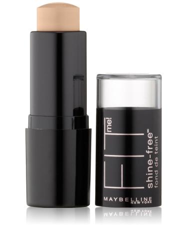 Maybelline New York Fit Me! Shine Free Stick Foundation Classic Ivory 120 0.32 oz (Pack of 2) Ivory 0.32 Ounce (Pack of 2)