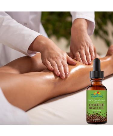 100% Pure Roasted Coffee Bean Oil - Virgin Cold Pressed Unrefined for Massage Soap Making Hair Skin & Nails | 2 fl oz - International Shipping - Buy Online on SooperMarket.com