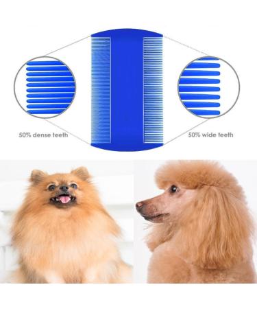 4 Pcs Flea Comb for Cat Dog Flea Lice Comb Pet Flea Combs Removal Lice Comb Fine Tooth Metal Flea Comb for Cats Lice Combs Fine Tooth Comb Grooming Set - Buy Online on SooperMarket.com