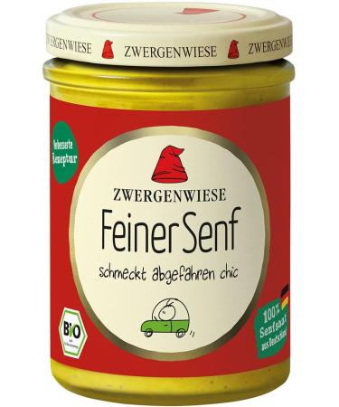 Zwergenwiese Organic Fine Mustard (6 x 160 ml)