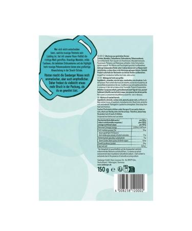 Seeberger Roasted Nut Mix - 5-Pack (150g Each) | Salt-Free Almonds Cashews Pecans & Peanuts for Snacking - International Shipping Available - Buy Online on SooperMarket.com