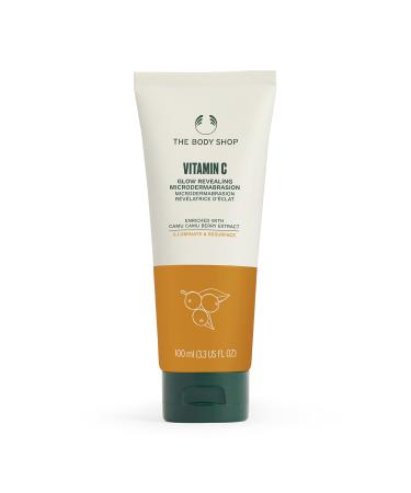 The Body Shop Vitamin C Glow Boosting Microdermabrasion  Exfoliation for Tired, Dull Skin  Vegan  100ml