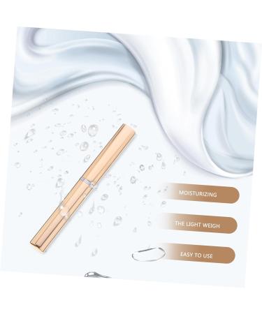 Buy Housoutil Portable Smudge Stick & Tricolor Lip Brush - Golden Makeup Tool for Perfect Lip Application - International Shipping Available - Buy Online on SooperMarket.com