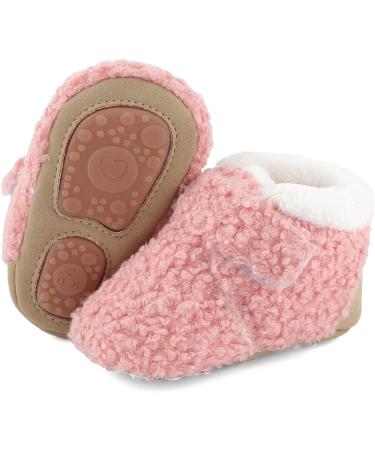 Cheerful Mario Baby Winter Home Slippers - Pure Pink 6-12 Months - Buy Online on SooperMarket.com
