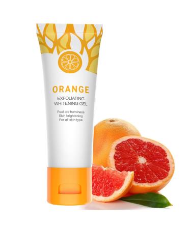 Orange Face Scrub Exfoliator Exfoliating Whitening Gel Orange Peeling Gel Exfoliating Gel Whitening Scrub Exfoliating Gel Soft Your Skin and Remove Dead Skin For Smooth & Radiant (50g)