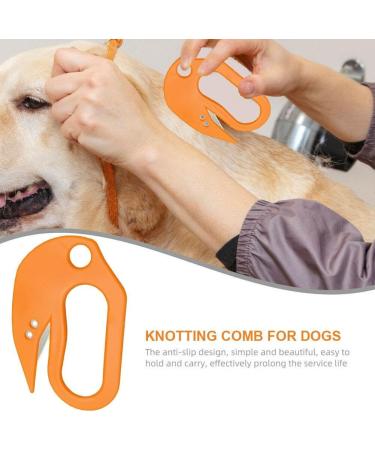 Pet Knotting Comb with Steel Blade De Knotting Comb for Dogs Hair Removal Comb for Dogs Portable Pet Grooming Combs Dematting Tools for Dog Cat black one size - Buy Online on SooperMarket.com