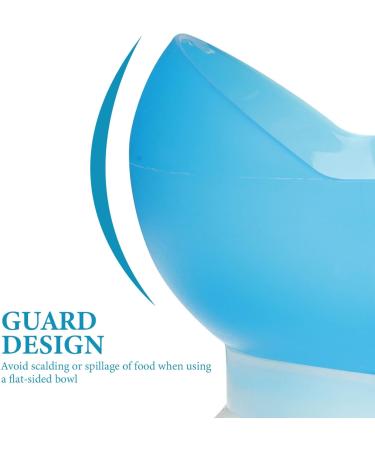 Suction Cup Bowl Silicone Scooper Bowl Suction Plate Disabled Person Bowl Self Feeding Bowl Elderly Assistant Dish for Handicapped Person - Buy Online on SooperMarket.com