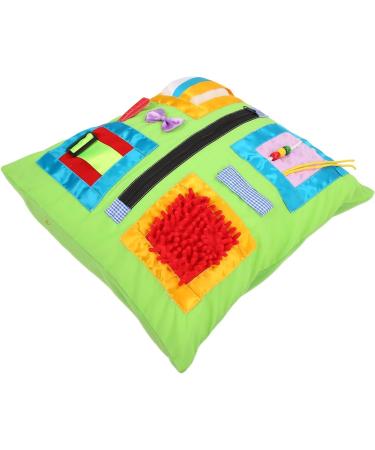 Dementia Activity Pillow Various Levels of Difficulty Motor Skills Development Zipper Multicolor Sensory Activity Pillow for Elderly for Travel - Buy Online on SooperMarket.com