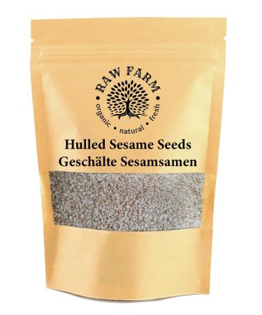 1 kg Raw White Hulled Sesame Seeds Free from Gluten and SOYA. for Human consuption only.