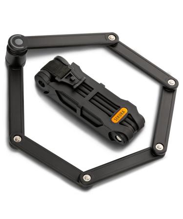 B chel Sekura folding lock for bicycle and motorcycle 85cm 6053853 Bicycle lock black 85 cm 85 cm black