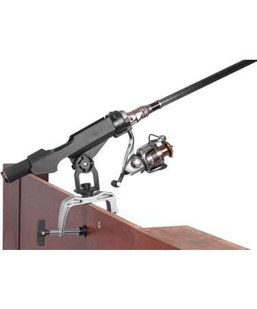 Fishing Boat Rod Holder 2 Pack - 360 Adjustable Large Clamp Opening Foldable Fishing Rod Stand - Buy Online on SooperMarket.com
