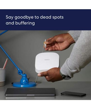 Amazon eero Pro 6 Mesh Wi-Fi 6 System 2-Pack | Fast Gigabit Speeds | Connect 75+ Devices | 3,500 sq. ft. Coverage | Reliable Performance | 2020 Release - Buy Online on SooperMarket.com