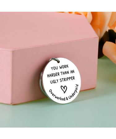 STVK Employee Appreciation Keychain: Funny Thank You Gift for Coworkers - Farewell, Retirement, Inspirational Gifts for Him/Her - Buy Online on SooperMarket.com