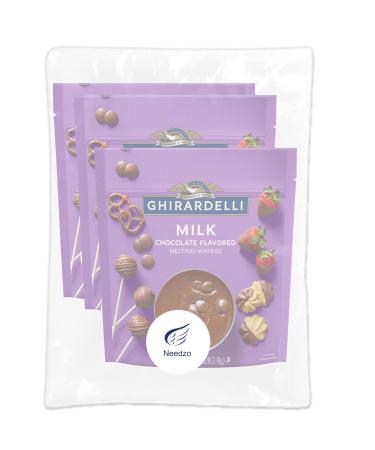 Melting Chocolate Candy Wafer Melts for Molds, Dipping & Baking - Pack of 3 (Milk Chocolate) - Buy Online on SooperMarket.com