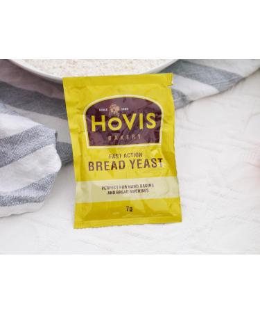 Hovis Bread Yeast Fast Action 6 X 7g | A blend of dried yeast and bread improvers | Suitable for Vegetarians - Buy Online on SooperMarket.com