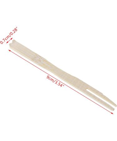 JSGHGDF 100Pcs Wooden Fruit Fork Pick Dessert Forks Tableware - Buy Online on SooperMarket.com