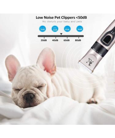 Enjoyfeel Dog Grooming Clippers Electric Pet Trimmer Cordless and Low Noise Grooming Set for Dogs Cats Professional USB Rechargeable Hair Shaver Set - Buy Online on SooperMarket.com
