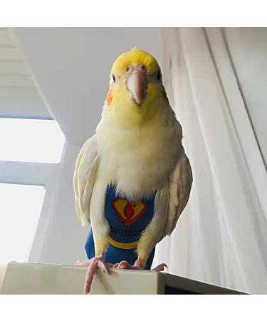 Shenrongtong Parrot Diaper - Protective Bird Harness Flight Suit Waterproof And Leakproof Liner For Parakeet Cockatoos Parrot M - Buy Online on SooperMarket.com