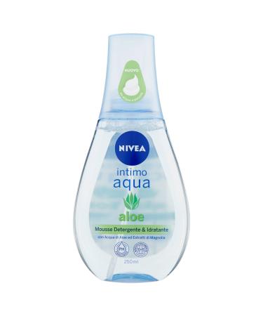 Nivea Underwear Aqua Aloe Mousse Cleanser & Moisturizer 250ml - Hydrating Skincare for All Skin Types - International Shipping Available - Buy Online on SooperMarket.com