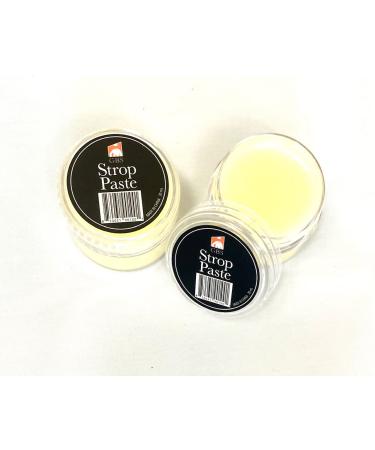 G.B.S Leather Stop Conditioning Paste Professional Sharpening Leather Balm Leather Razor Strop moisturizer- Conditioner for Leather Moist your Leather Strop Shoes bag (Pack of 2) 2 Pack