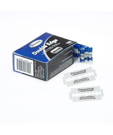 Personna DE Double Edge Razor Blades - 100 Count Pack of 1 | Best Quality Blades for Smooth Shave - Buy Online on SooperMarket.com