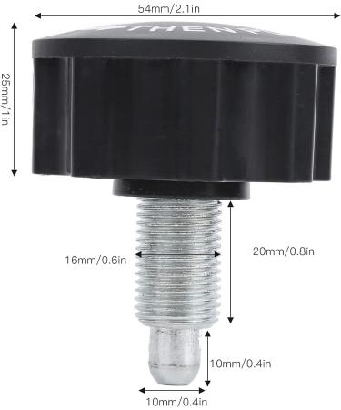Exercise Bike Pop Pin Knob - M16 Size, 5/8 Close, Compatible with Stationary Bikes & Weight Benches (1-Pack) - Buy Online on SooperMarket.com