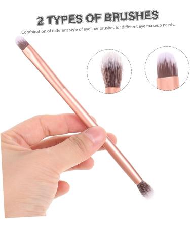 PLAFOPE 24pcs Makeup Brush Eye Shadow Brush Eye Makeup Mineral Makeup Golden Artificial Fiber - Buy Online on SooperMarket.com