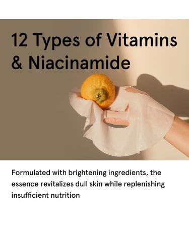 ONE THING Vitamin Brightening Mask - 5 Sheets | Niacinamide & 12 Vitamins | Brightening Facial Sheet Mask for Dull Skin & Dark Spots | Vegan Korean Skin Care - Buy Online on SooperMarket.com
