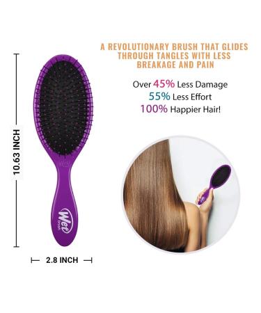 Buy Wet Brush Original Detangler Brush - Purple | Tangle-Free Hair Solution - Buy Online on SooperMarket.com
