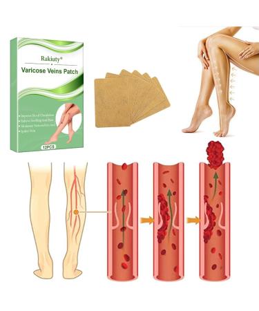 Varicose Veins Patch - Effective Treatment for Spider Veins | 12 Pcs | Fast International Shipping - Buy Online on SooperMarket.com