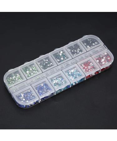 12 Grids Nails Kit Art Nail Tools Nail Decoration Set Nail Art Rhinestones DIY Nail Decoration Makeup Glitter Beads Manicure Tool Nail Rhinestones Set(#3) - Buy Online on SooperMarket.com