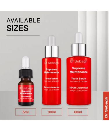Dr Sebagh Supr me Maintenance Youth Serum - Award-Winning Anti-Aging & Hydrating Collagen Face Serum for Youth Renewal & Dark Spot Solution (1 fl. Oz - Buy Online on SooperMarket.com