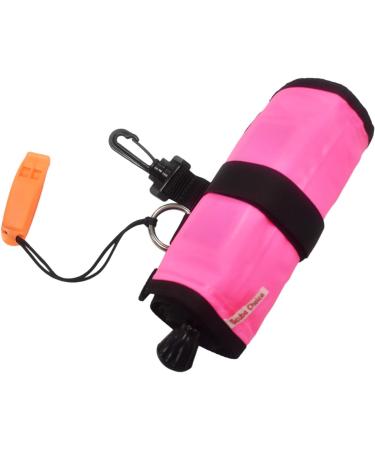 Scuba-Choice 4.5ft Open Bottom Surface Marker with Lead Weight & Whistle - Pink - Buy Online on SooperMarket.com