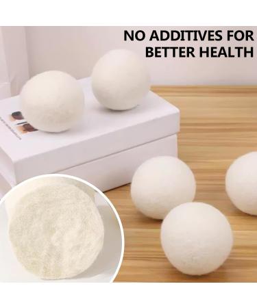 Efficient Laundry Drying Ball Quick Drying Laundry Ball Fabric Softener Wool Ball Wool Dryer Ball Set of 6pcs Efficient Fabric - Buy Online on SooperMarket.com