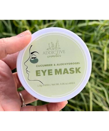 Organic Aloe & Cucumber Eye Gel Masks - De-Puff & Soothe Tired Eyes Hydrate Dark Circles Anti-Aging All Natural 30 Pairs - Buy Online on SooperMarket.com