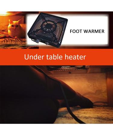 ZCBYBT Under Counter Heater 350W - Portable Kotatsu Halogen Tube Heater & Foot Warmer Accessories for Cozy Warmth - Buy Online on SooperMarket.com