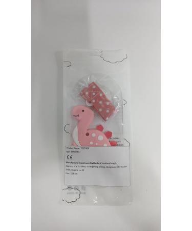 Buy BPA-Free Dinosaur Teething Ring for Babies | Silicone Toy for 3+ Months | Tough Baby Soothing Aid - Buy Online on SooperMarket.com